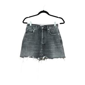 Agolde Charcoal Denim Skirt size 26